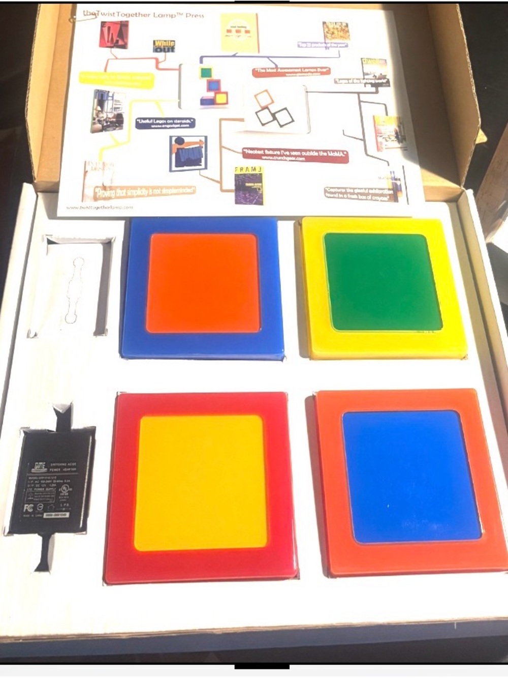 RARE NIB Twist Together Lamp Modular LED Light